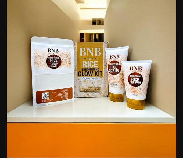 BNB Rice Brightening Glow Kit